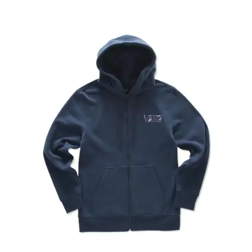 Vans Sweatshirts Men's Blue Hooded Moderate Cardigan
