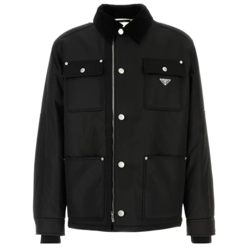 PRADA Jackets & Coats Men's Black