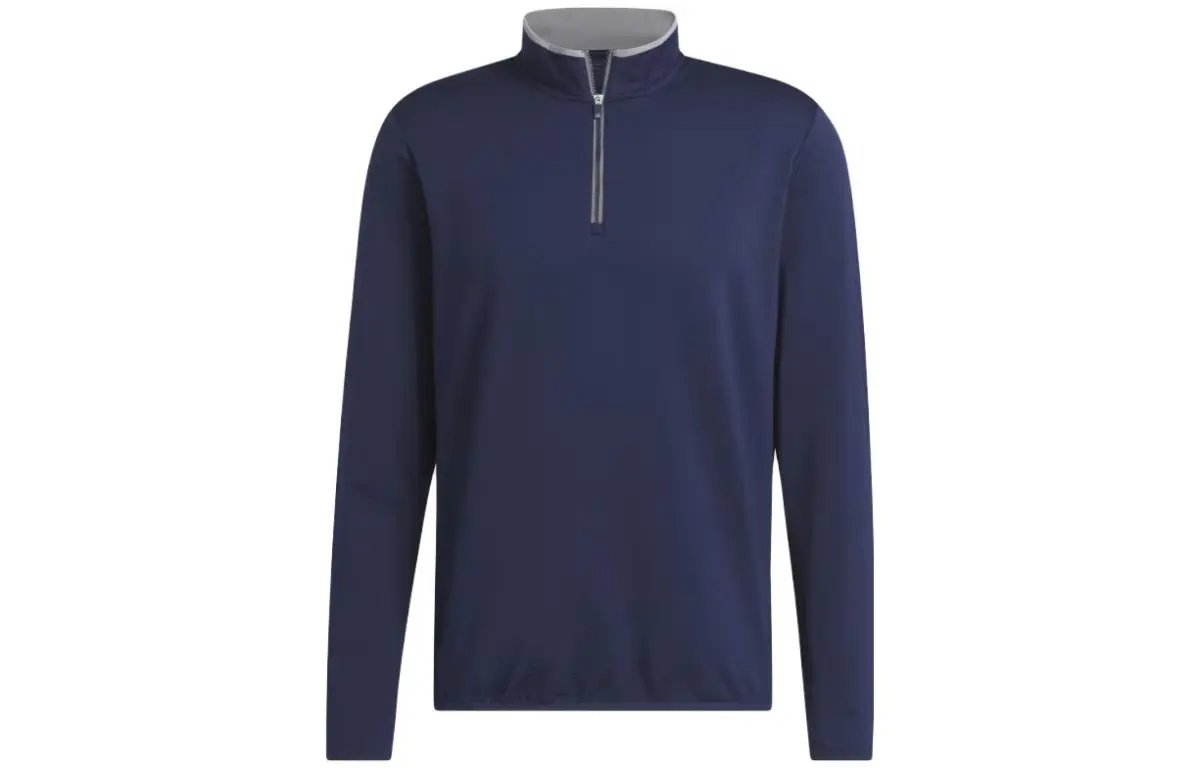 Adidas Jackets Men's Marine Blue Stand Collar Moderate Other