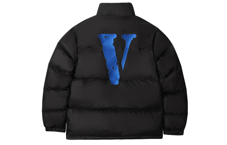 Куртка VLONE Пуховик (черно-синяя)