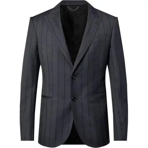 LOUIS VUITTON Single-Breasted Wool Pont Neuf Jacket