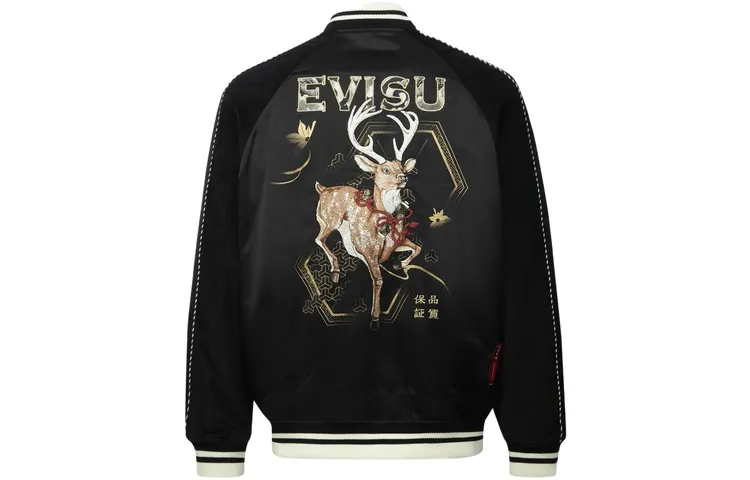 EVISU Jackets Men's Crew Neck Moderate Pilot