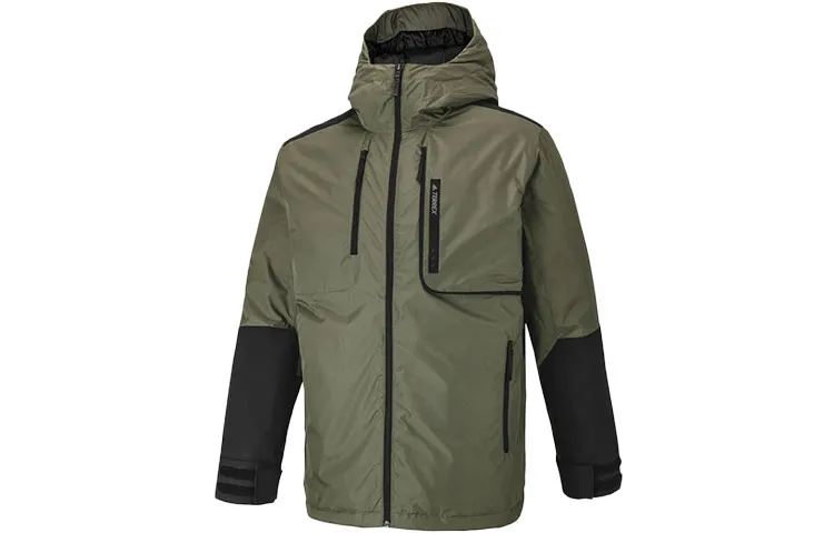 Adidas Down Jacket Men's Dark Olive Green