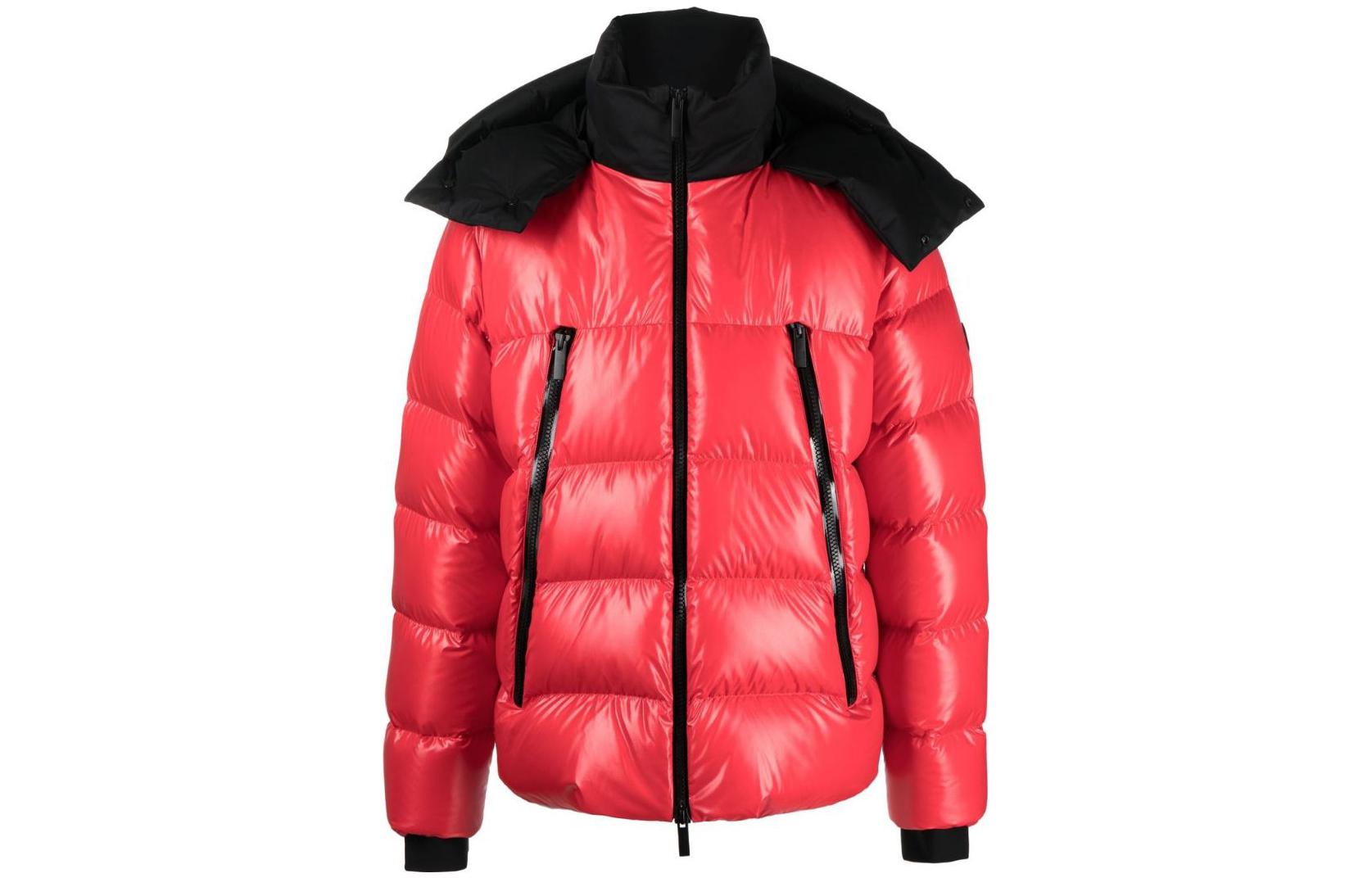 Мужская куртка Moncler Zubair (оранжево-красная)