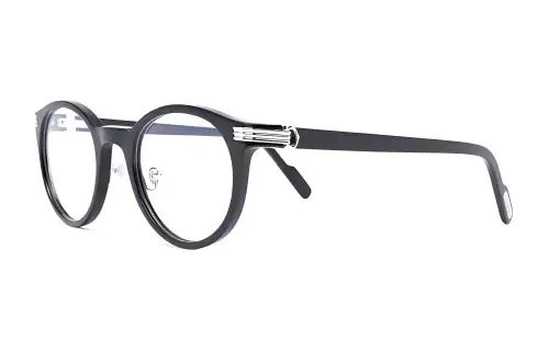 CARTIER Eyewear Round-frame Clear-lens Glasses