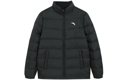 ANTA Variety Training Collection Down Jackets Men's Black Stand Collar Moderate