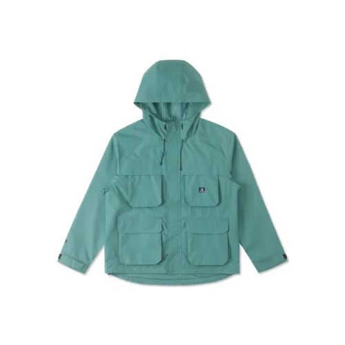 Converse Jackets Men's Green Hooded Moderate