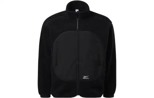 Reebok Jackets Unisex Black Stand Collar Thickened Other