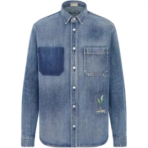 DIOR SS24 Denim Jacket Men's Blue