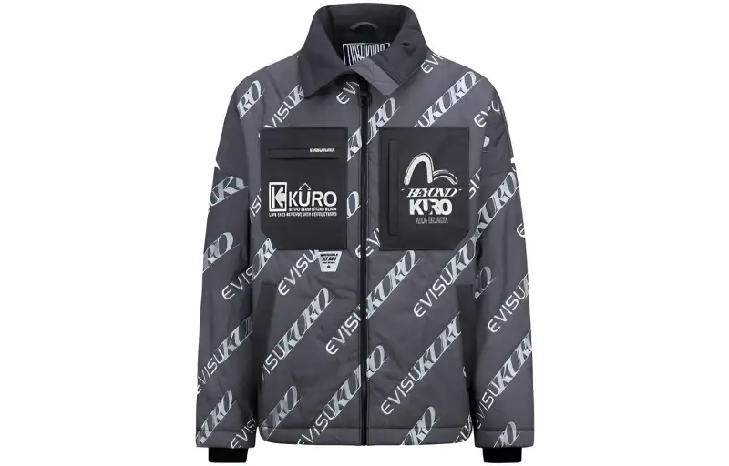 EVISU Puffer Jacket Men's Multicolor