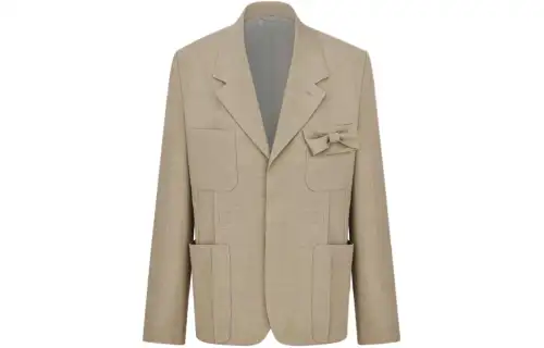 DIOR Homme Bow Patch Pocket Single Breasted Blazer