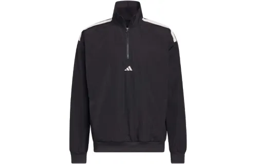 Adidas Originals BASKETBALL SELECT Jackets Men's Black Stand Collar Moderate Other