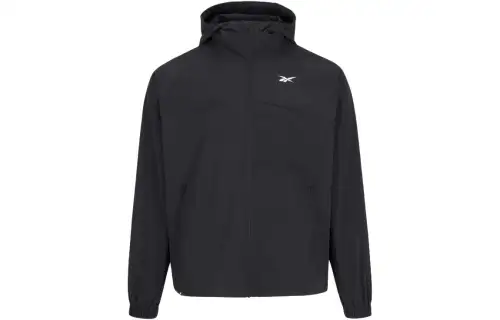 Reebok Jackets Unisex Black Hooded Moderate Other