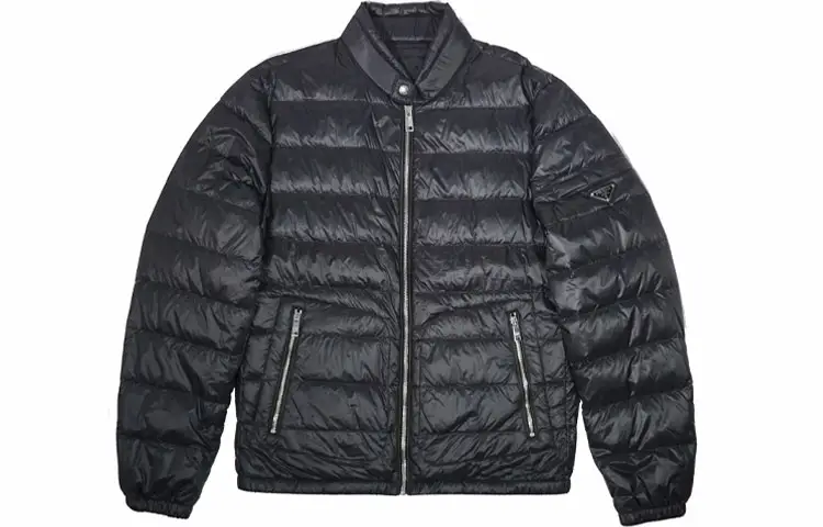 PRADA Down Jacket Winter Men's Black