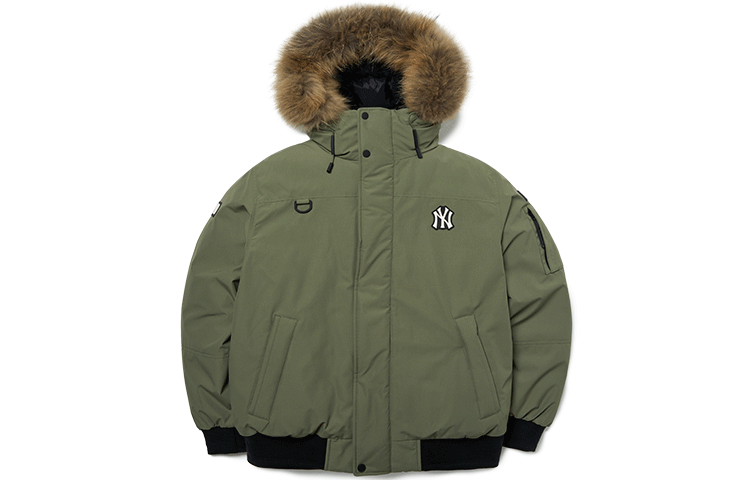 Мужская куртка MLB Down Jacket (зеленая)