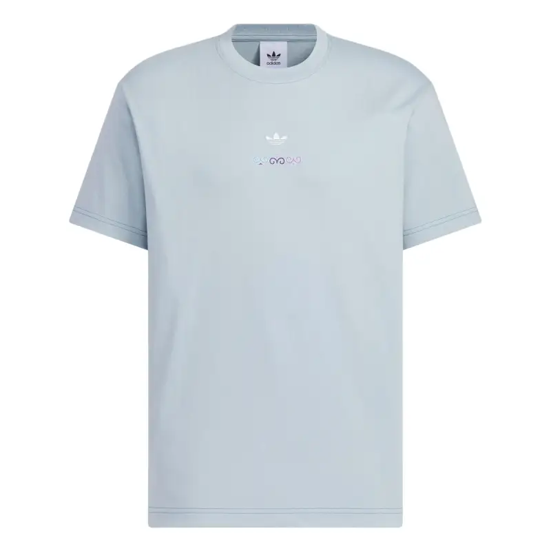 Adidas Originals SHORT SLEEVE T SHIRT T Shirt Men's Blue