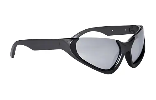 Balenciaga Irregular Shape Sunglasses Men's Black