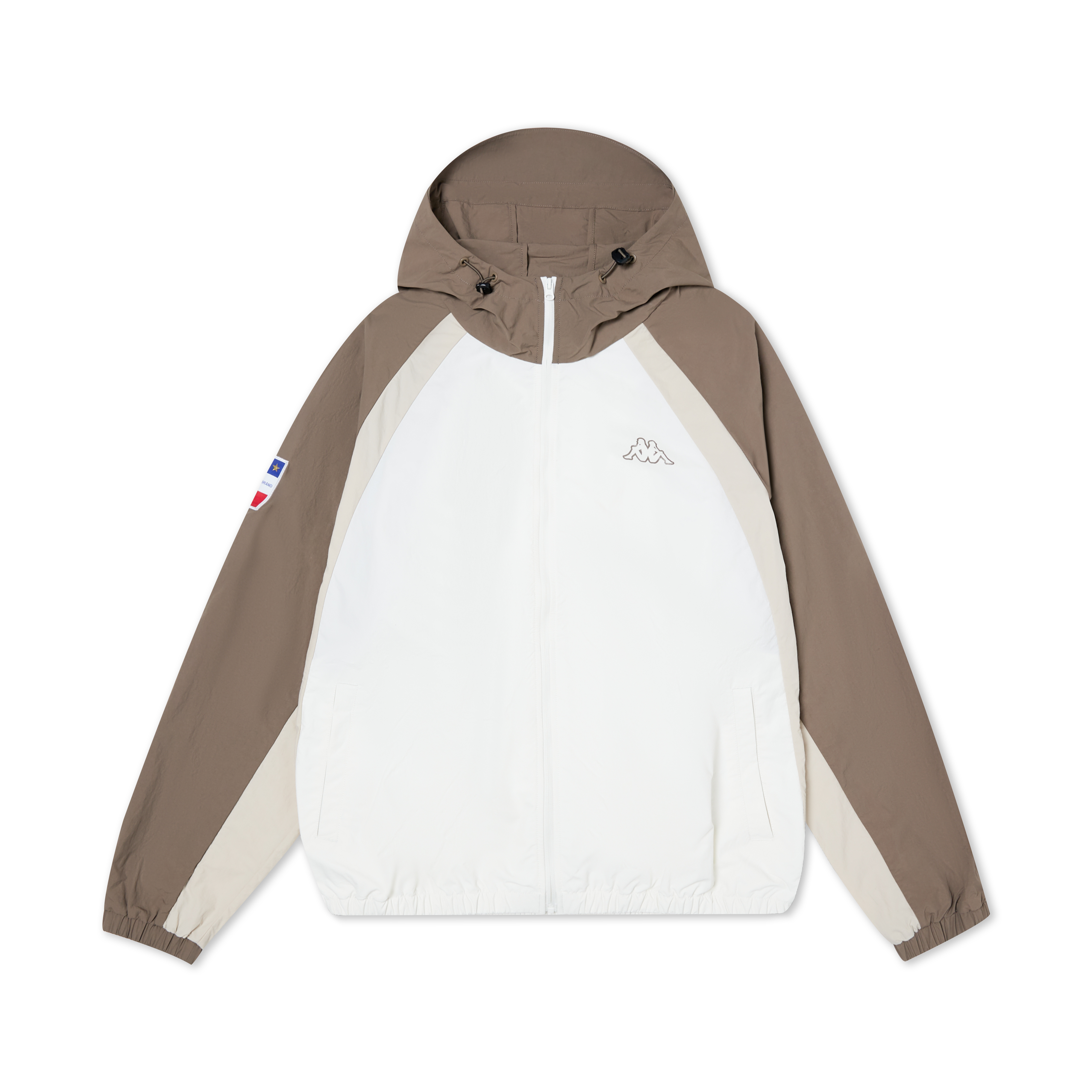 Kappa 1916 Windbreaker Jacket Unisex Korean White