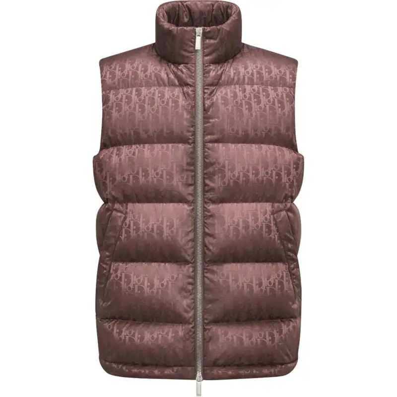 DIOR Oblique Sleeveless Down Jacket