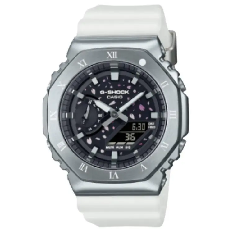 CASIO 2100 Collection 200m Waterproof Quartz Movement Resin Strap Watch Unisex Black Dial