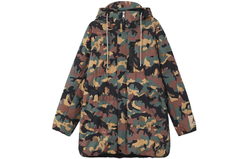 Jordan Down Jacket Men's Green Camouflage