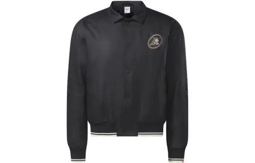 Reebok Jackets Unisex Black Lapel Moderate Other