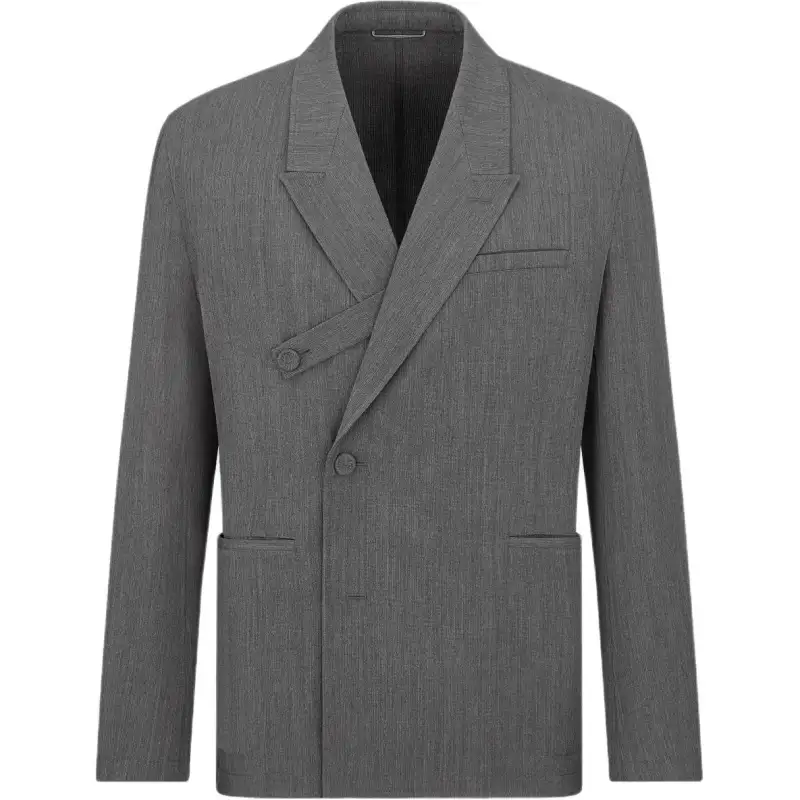 DIOR SS25 Business Suit Coat Men's Gray