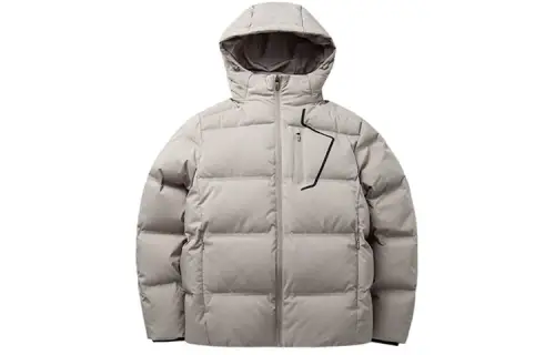 ANTA Down Jackets Men's Gray Hooded Moderate