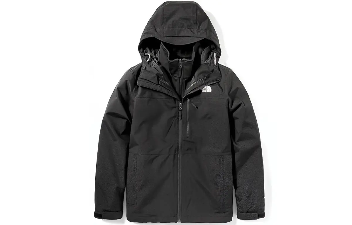THE NORTH FACE Dryvent Waterproof And Windproof To Keep Warm Windbreaker Jacket Men's 2 Piece Set Black