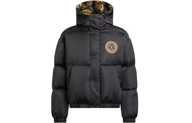 VERSACE JEANS COUTURE Down Jacket Men's Black