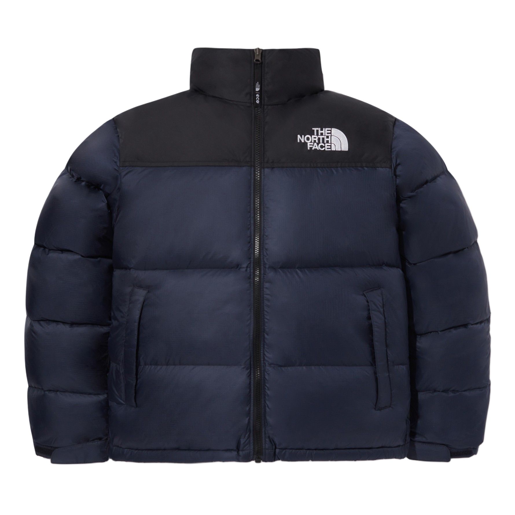 THE NORTH FACE 1996 Series FW24 Eco Nuptse Jacket Stand Collar Windproof Stowable Down Jacket Same Style for Men and Women Navy Blue