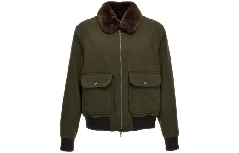 Loro Piana Jackets & Coats Men's Olive Green
