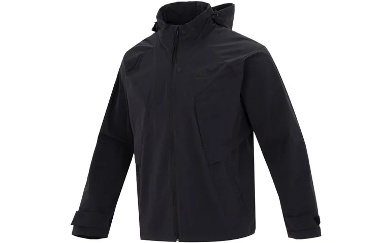 Adidas Jackets Men's Black Hooded Moderate Other