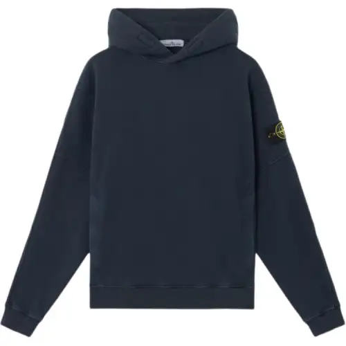 STONE ISLAND Compass Badge Long Sleeved Hoodie