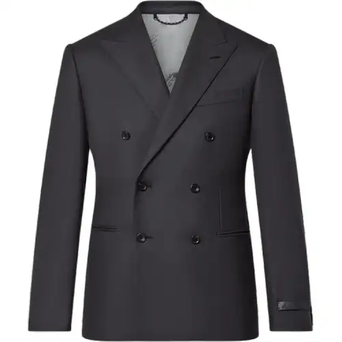 LOUIS VUITTON Business Suit Coat Men's Dark Gray