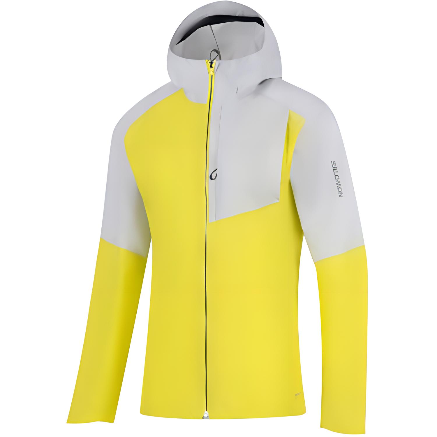 Куртка Salomon Colorblock (желто-зеленая)
