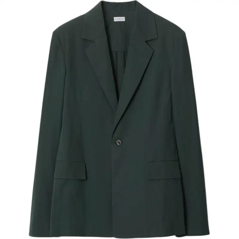 Burberry single-breasted wool blazer