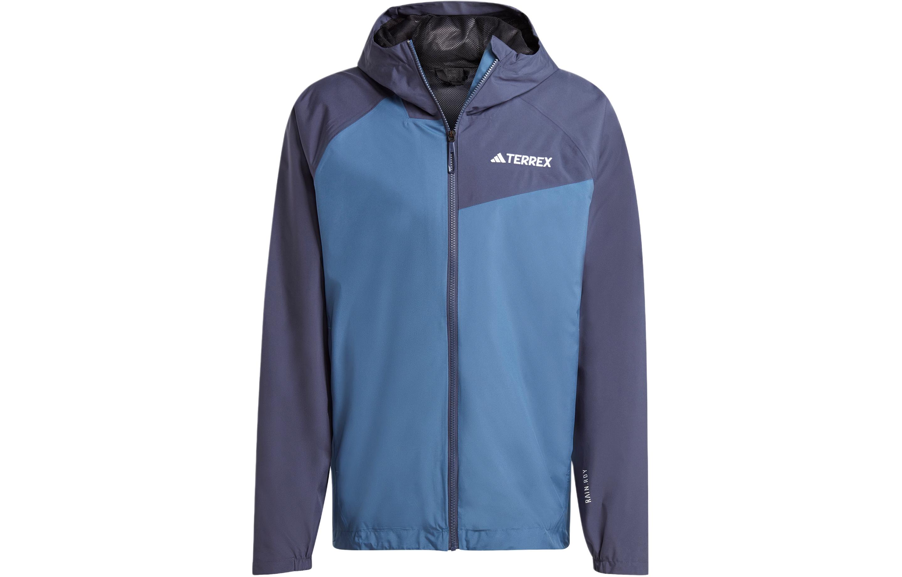 Adidas ULT Business/Casual Waterproof, Windproof, And Rainproof Windbreaker Jacket Men's Wonder Asphalt Gray