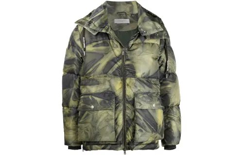Golden Goose camouflage-print padded coat