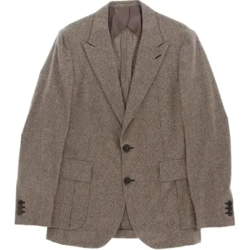 Bottega Veneta Pre Owned 2000 Checked Blazer