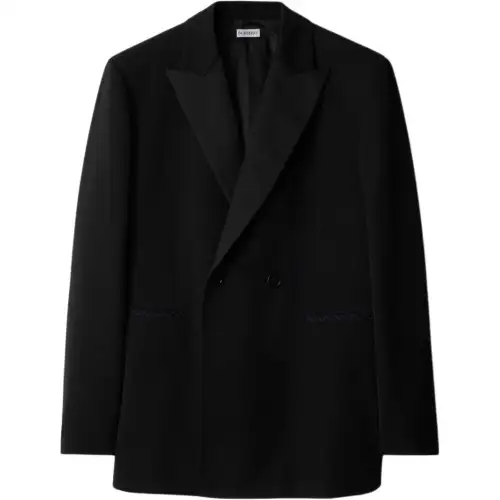 Burberry SS24 Business Suit Coat Men's Black