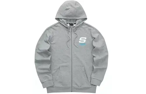 Skechers Colorful Jackets Unisex Medium Heather Gray/004F Hooded Moderate Other
