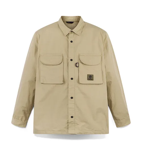 Timberland Shirts Men's Khaki Lapel Moderate Other