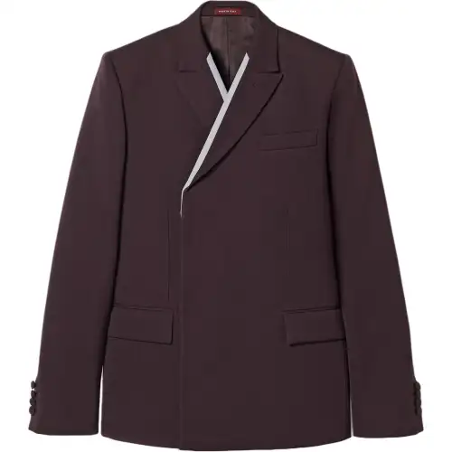 GUCCI FW24 Business Suit Coat Men's Burgundy