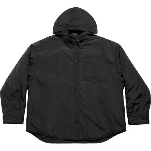 Balenciaga Jackets & Coats Loose Fit Men's Black