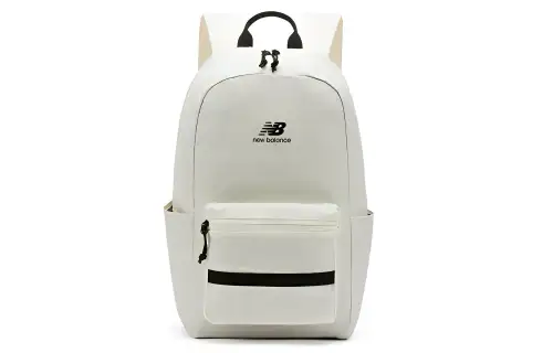 New Balance Fabric Laptop Bag Backpack Unisex White