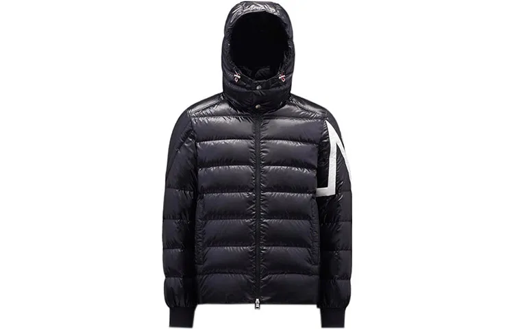 Moncler FW22 Rib Bone Down Jacket Unisex Black