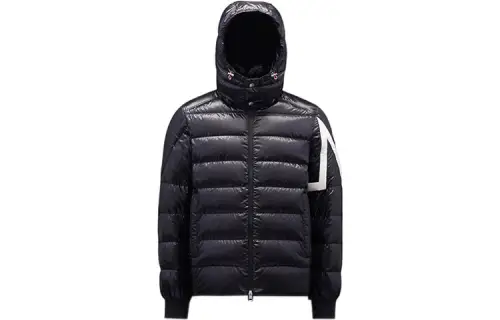 Moncler FW22 Rib Bone Down Jacket Unisex Black