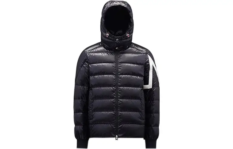 Moncler FW22 Rib Bone Down Jacket Unisex Black