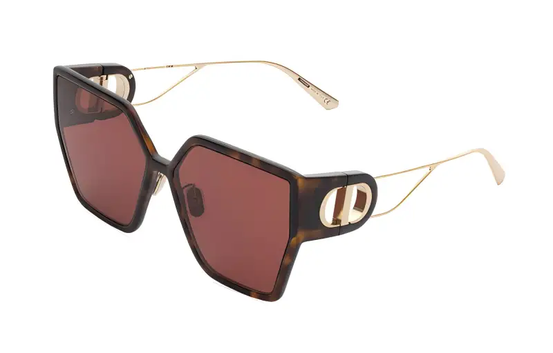 DIOR Butterfly Sunglasses Women's Brown